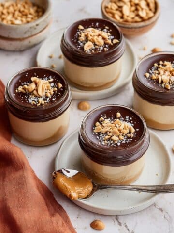 Snickers Mousse Cups Recipe
