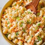 Creamy Macaroni Salad with Fresh Vegetables Recipe