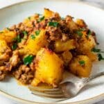 One Pot Ground Beef & Potatoes Recipe