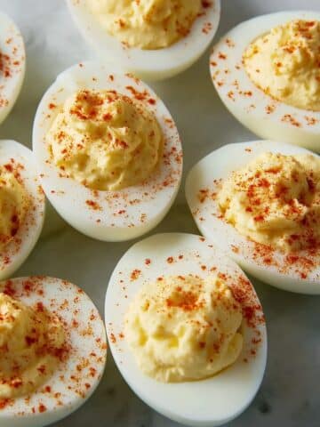 Creamy Deviled Eggs with Onion and Celery Recipe