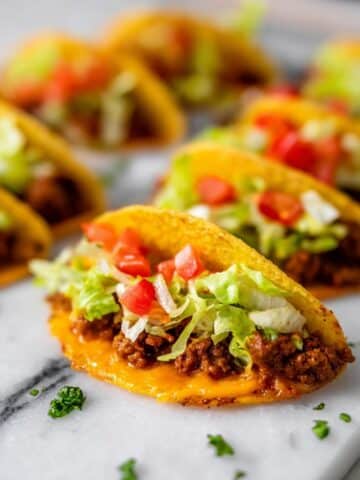 Crispy Cheesy Baked Chicken Tacos Recipe