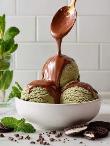 Mint Cookie Creami with Chocolate Shell Recipe