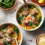 Mini Meatball Italian Wedding Soup Recipe