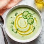 Refreshing Cucumber Soup with Greek Yogurt and Dill Recipe