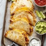 Crispy Baked Chicken Tacos (4-Ingredients!) Recipe