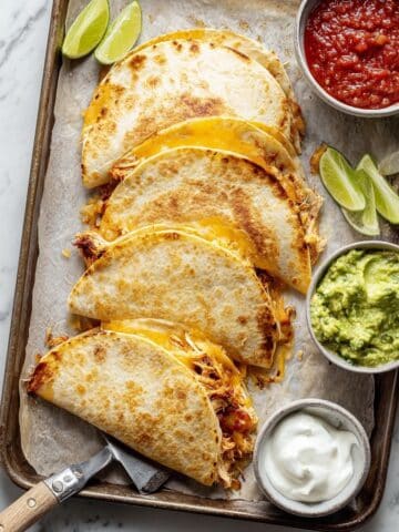 Crispy Baked Chicken Tacos (4-Ingredients!) Recipe