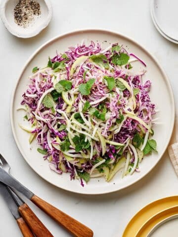 Red Cabbage and Apple Slaw Recipe