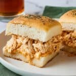 Buffalo Chicken Sliders with Hawaiian Sweet Rolls and Melty Cheese Recipe