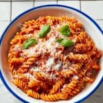Fusilli Pasta With Spicy Tomato Sauce Recipe