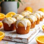 Orange Muffins with Sour Cream and Cinnamon Recipe