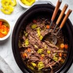 Slow Cooker Italian Beef Dip Sandwiches Recipe