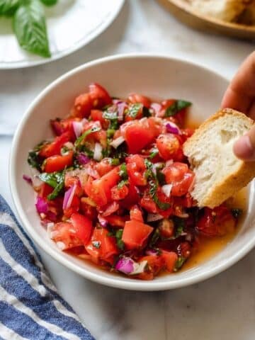 Heirloom Tomato Salad with Basil and Red Onion Recipe
