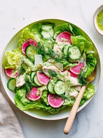 Green Goddess Caesar Salad with Chicken Recipe