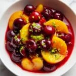 Delicious Peach Cherry Salsa Recipe