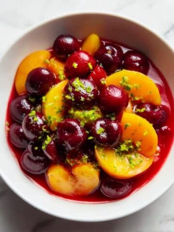 Delicious Peach Cherry Salsa Recipe