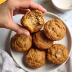 Nourishing PB Banana Chickpea Muffins Recipe