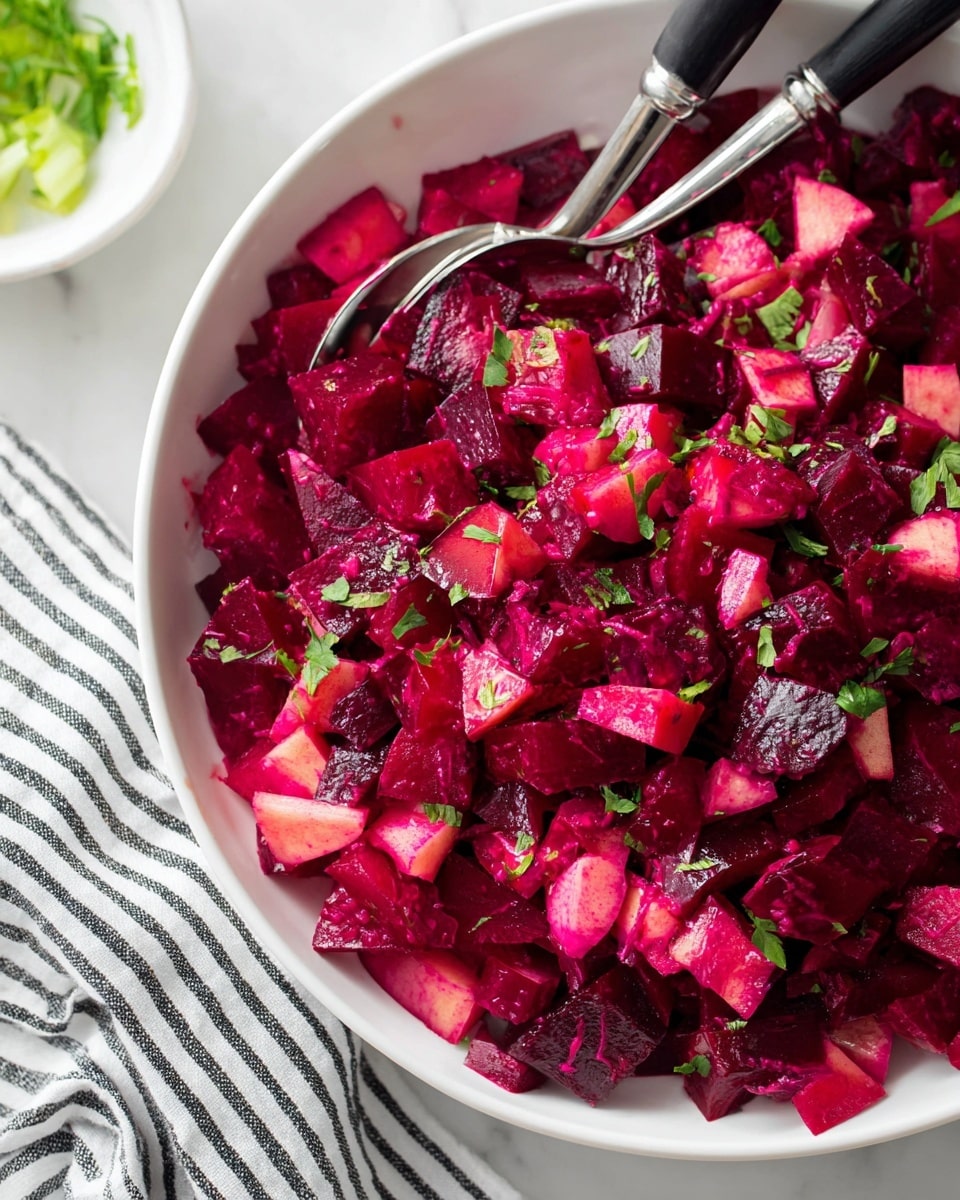 Beet and Carrot Salad with Cilantro and Mayonnaise Recipe - Recipe Image